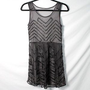 Free People Beaded Tulle Dress/Tunic